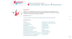 Desktop Screenshot of krankheiten-portal.de