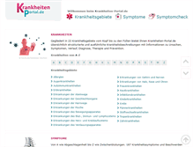 Tablet Screenshot of krankheiten-portal.de